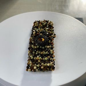 Hand Woven Czech/Crystal Bracelet